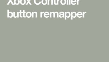 Xbox Controller Button Remapper screenshot