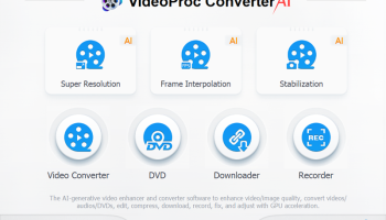 VideoProc Converter AI screenshot