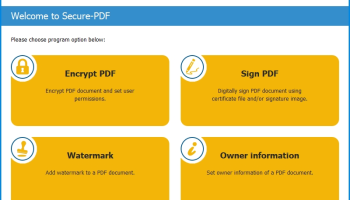 Secure-PDF screenshot