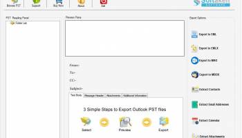 Convert Outlook PST File screenshot