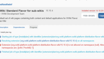 XWiki Standard screenshot