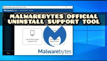 Malwarebytes Support Tool screenshot