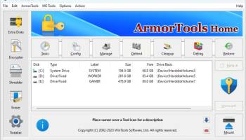 ArmorTools Home screenshot