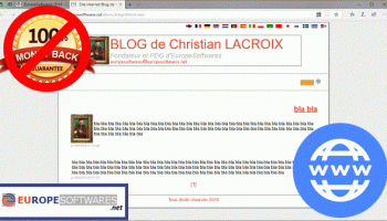 EuropeSoftwares Blog screenshot