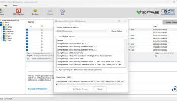 vMail IMAP to O365 Migration Tool screenshot