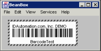 Java Barcode Font Encoder Class Library screenshot