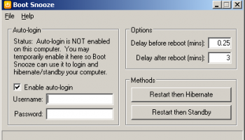 Boot Snooze screenshot