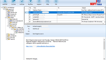 eSoftTools NSF to MSG Converter screenshot