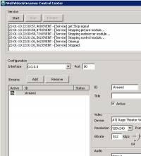WebVideoStreamer screenshot
