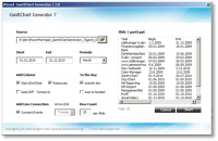GanttChart Generator screenshot