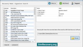 SanDisk Memory Card Files Recovery screenshot