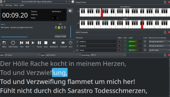 Drumstick MIDI File Player Multiplatform screenshot