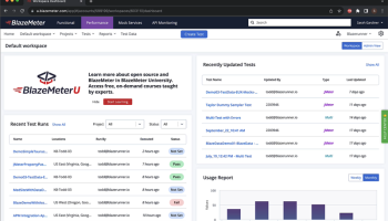 BlazeMeter screenshot