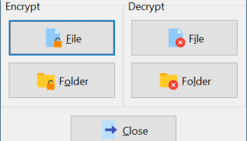 EncryptOnClick screenshot