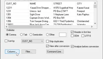 Advanced CSV Converter screenshot