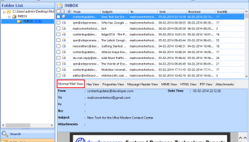 Convert MBOX Emails to PDF screenshot