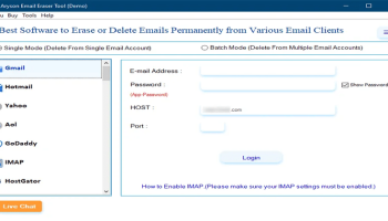 Aryson Email Eraser Tool screenshot