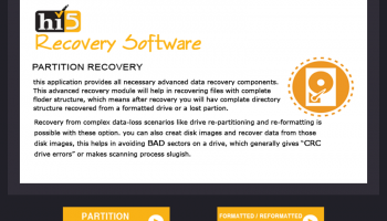 Hi5 Software Partition Recovery screenshot