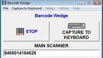 Barcode Wedge Software screenshot