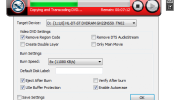 DVDneXtCOPY SimpleX screenshot