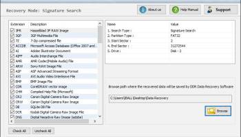 Removable Media File Salvage Tool screenshot