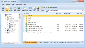 Total CSV Converter screenshot