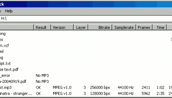 Checkmate MP3 Checker screenshot