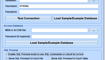 Firebird Tables To MS Access Converter Software screenshot