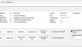 Network Drive Control screenshot