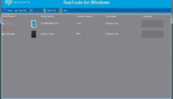 Seagate SeaTools screenshot