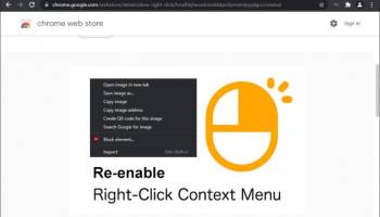 Allow Right-Click for Chrome screenshot