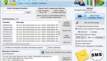 Text Messaging Software for PC screenshot