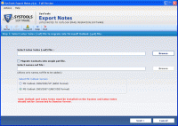 Lotus Notes NSF to Outlook PST Migration screenshot