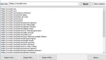 Vov Sitemap Generator screenshot