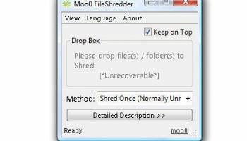 Moo0 FileShredder screenshot