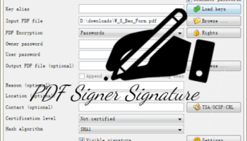 VeryUtils PDF Signer screenshot