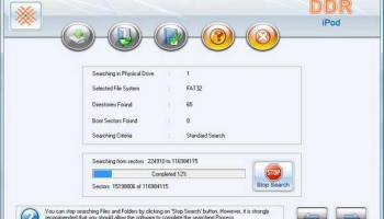 DDR iPod Recovery screenshot