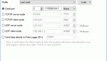 COM Port Data Emulator screenshot