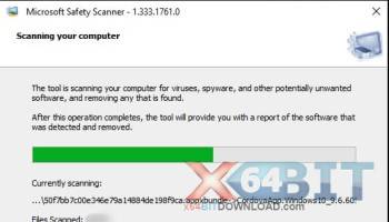Microsoft Safety Scanner screenshot