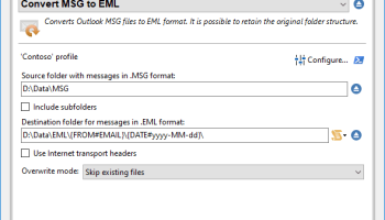 Import Messages from MSG Format screenshot