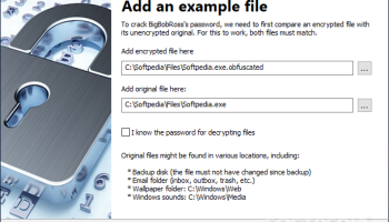 Avast Decryption Tool for BigBobRoss screenshot