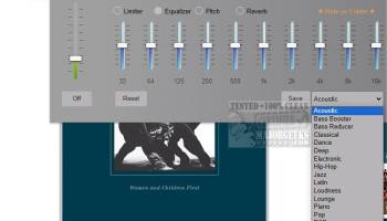 Web Sound Equalizer for Chrome screenshot