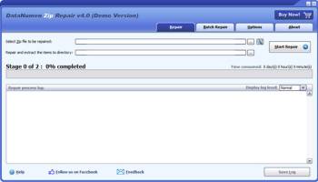 DataNumen Zip Repair screenshot