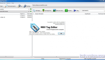 MKV Tag Editor screenshot