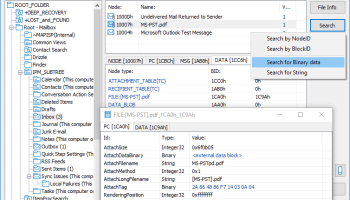 OST and PST Forensics screenshot